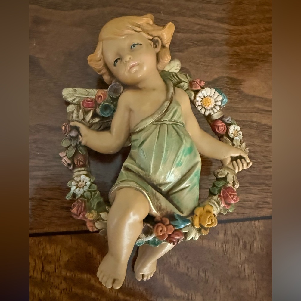 Fontanini Vintage 1990 Cherub Angel Ornament